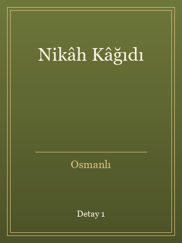 Nikâh Kâğıdı kitap kapağı 2