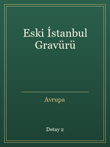 Eski İstanbul Gravürü (Karton Kapak) kitap kapağı 3