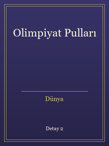 Olimpiyat Pulları (İlk Baskılardan) kitap kapağı 3