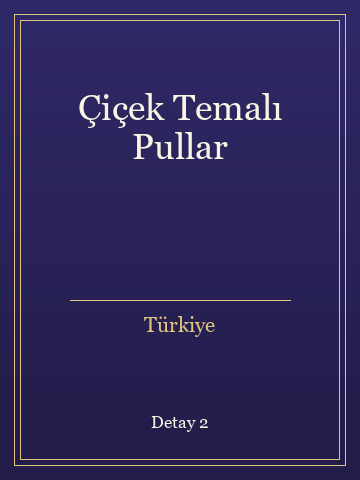 Çiçek Temalı Pullar (Temiz Nüsha) kitap kapağı 3