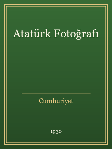 Atatürk Fotoğrafı
