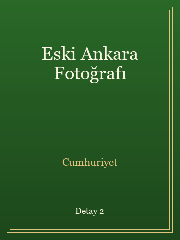 Eski Ankara Fotoğrafı (Ciltli) kitap kapağı 3