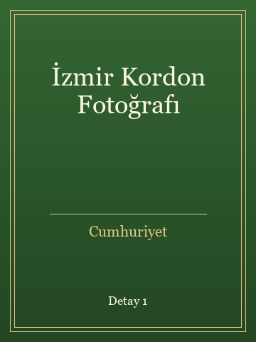 İzmir Kordon Fotoğrafı (Ciltli) kitap kapağı 2