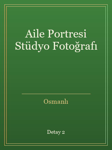 Aile Portresi Stüdyo Fotoğrafı (Karton Kapak) kitap kapağı 3