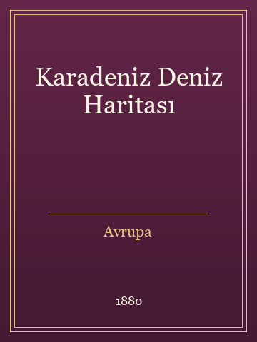 Karadeniz Deniz Haritası