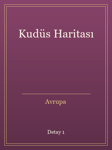 Kudüs Haritası (Ciltli) kitap kapağı 2