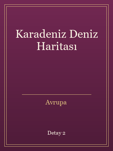 Karadeniz Deniz Haritası (Temiz Nüsha) kitap kapağı 3