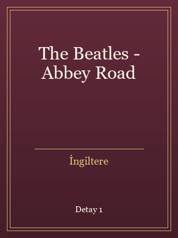 The Beatles - Abbey Road kitap kapağı 2