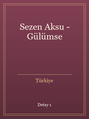 Sezen Aksu - Gülümse (Ciltli) kitap kapağı 2