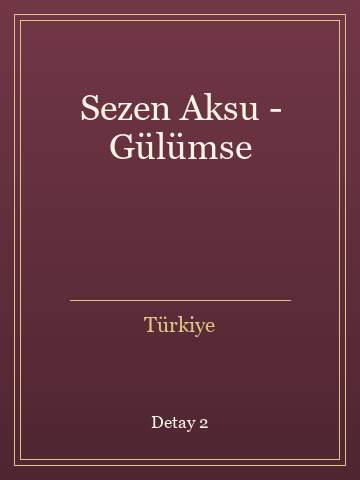 Sezen Aksu - Gülümse (Ciltli) kitap kapağı 3