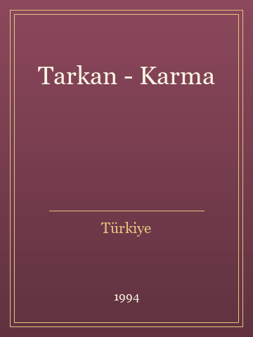 Tarkan - Karma (Ciltli)
