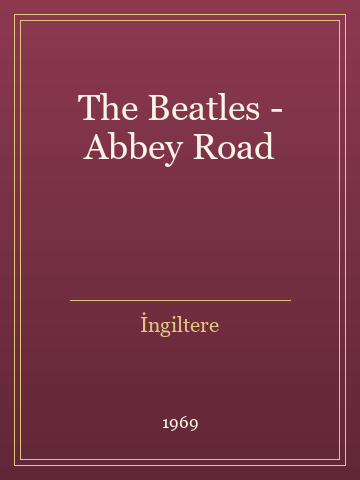 The Beatles - Abbey Road (Karton Kapak)