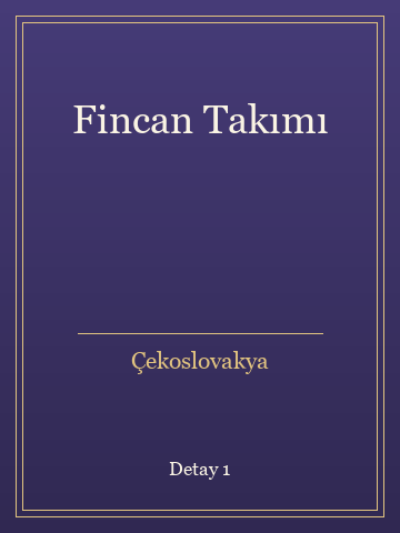 Fincan Takımı (Temiz Nüsha) kitap kapağı 2
