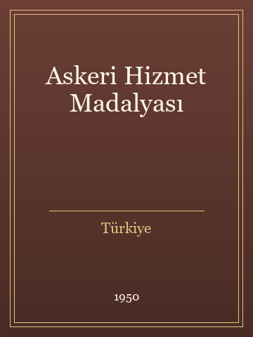 Askeri Hizmet Madalyası