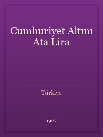 Cumhuriyet Altını Ata Lira (Temiz Nüsha)