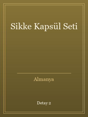 Sikke Kapsül Seti kitap kapağı 3