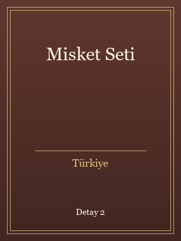 Misket Seti (Temiz Nüsha) kitap kapağı 3