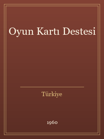Oyun Kartı Destesi (Temiz Nüsha)