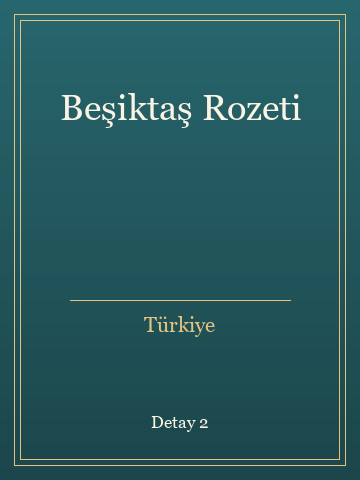 Beşiktaş Rozeti kitap kapağı 3