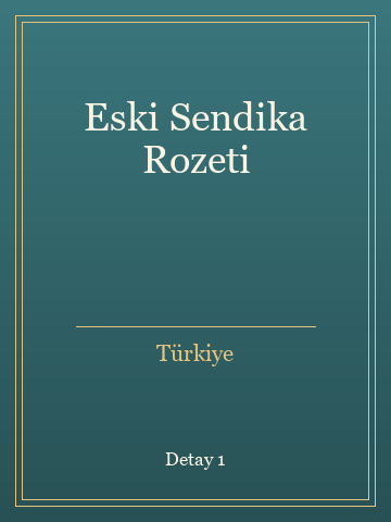 Eski Sendika Rozeti kitap kapağı 2