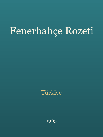 Fenerbahçe Rozeti (İlk Baskılardan)