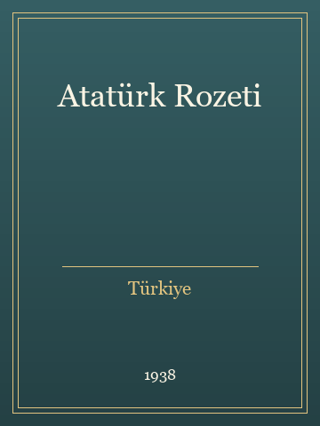 Atatürk Rozeti (Temiz Nüsha)