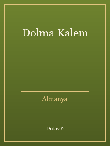 Dolma Kalem kitap kapağı 3