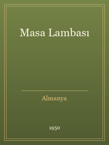 Masa Lambası