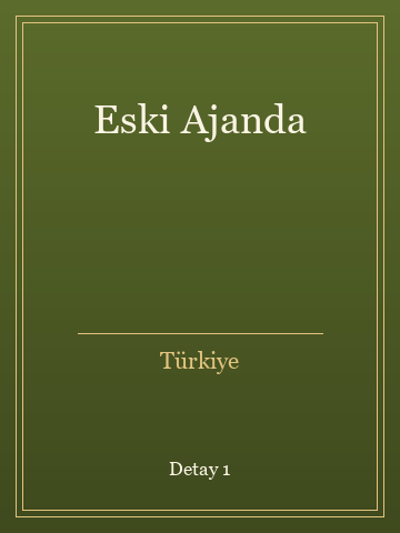 Eski Ajanda (Ciltli) kitap kapağı 2