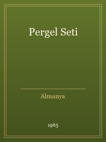 Pergel Seti (İlk Baskılardan)