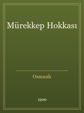 Mürekkep Hokkası (Temiz Nüsha)