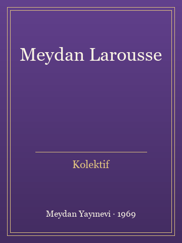 Meydan Larousse - Kolektif kitap kapağı 2