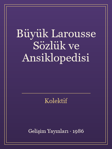 Büyük Larousse Sözlük ve Ansiklopedisi (Ciltli) - Kolektif kitap kapağı 2