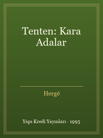 Tenten: Kara Adalar