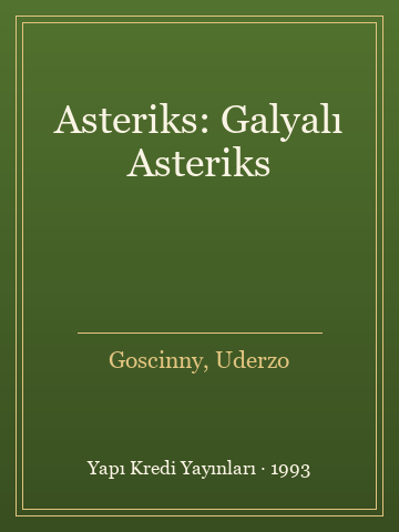 Asteriks: Galyalı Asteriks