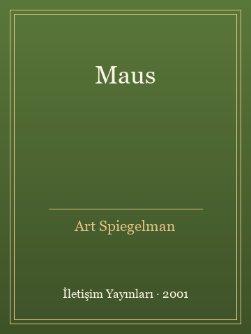 Maus (İlk Baskılardan)