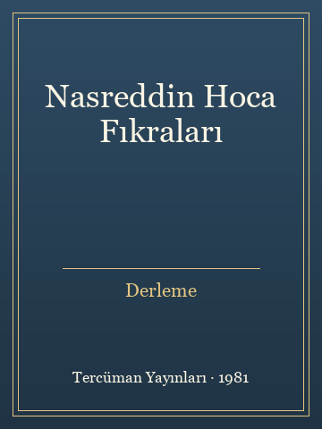 Nasreddin Hoca Fıkraları