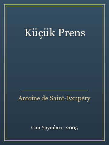 Küçük Prens (Ciltli)