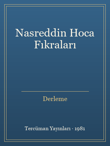 Nasreddin Hoca Fıkraları (Ciltli) - Derleme kitap kapağı 2