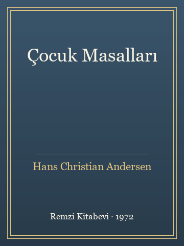 Çocuk Masalları (Karton Kapak) - Hans Christian Andersen kitap kapağı 3