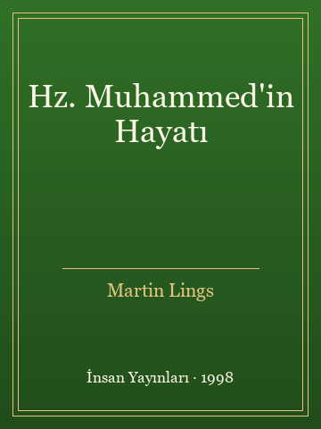 Hz. Muhammed'in Hayatı - Martin Lings kitap kapağı 2
