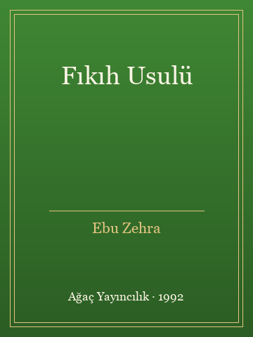 Fıkıh Usulü