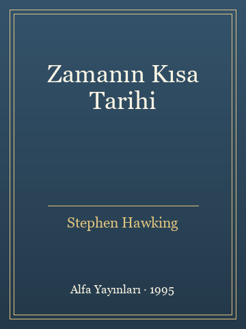 Zamanın Kısa Tarihi (İlk Baskılardan)