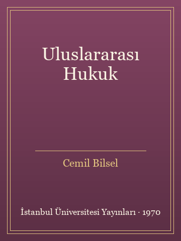 Uluslararası Hukuk (Ciltli) - Cemil Bilsel kitap kapağı 2