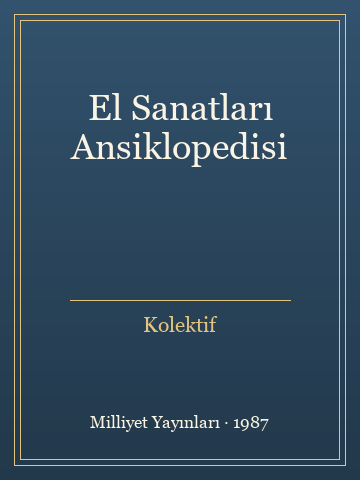 El Sanatları Ansiklopedisi (İlk Baskılardan) - Kolektif kitap kapağı 2