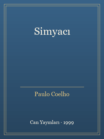 Simyacı (Temiz Nüsha) - Paulo Coelho kitap kapağı 2