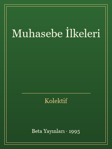 Muhasebe İlkeleri (Temiz Nüsha) - Kolektif kitap kapağı 2