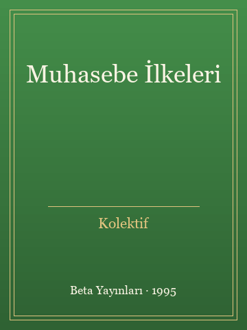 Muhasebe İlkeleri (Temiz Nüsha) - Kolektif kitap kapağı 3