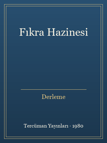 Fıkra Hazinesi (Karton Kapak) - Derleme kitap kapağı 2