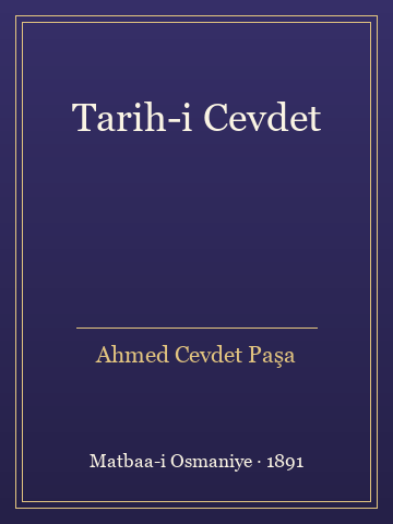 Tarih-i Cevdet (Ciltli) - Ahmed Cevdet Paşa kitap kapağı 2